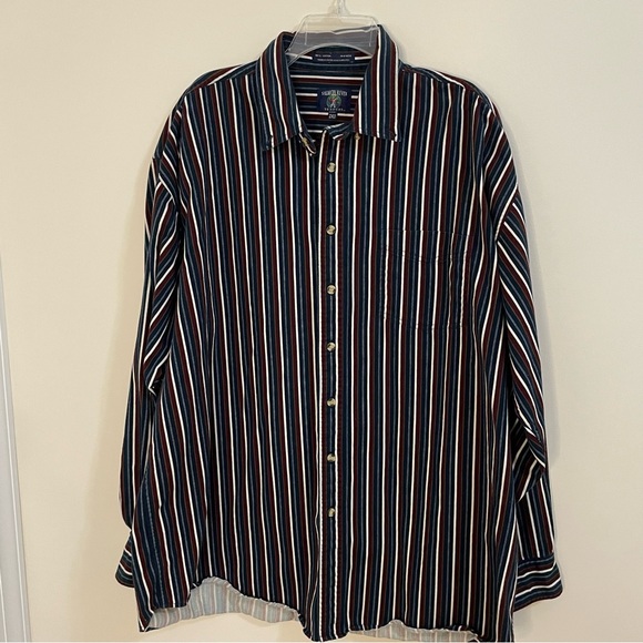 Salmon River Traders Striped Long Sleeve Soft Brushed Cotton Men’s Size 2XLT - Picture 1 of 8